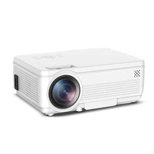 IBS T6 5000 Lumens Android LED Projector Native FHD 1080p, 4K Support, WiFi, Bluetooth, Firestick Compatible, 450" Max Screen, Built-in OTT