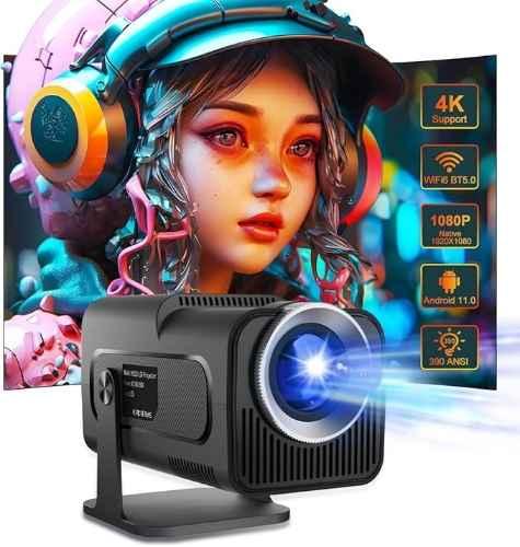 Yoton HY320 1280x720p 4K Mini Portable Smart Projector with 150 inch Large Screen