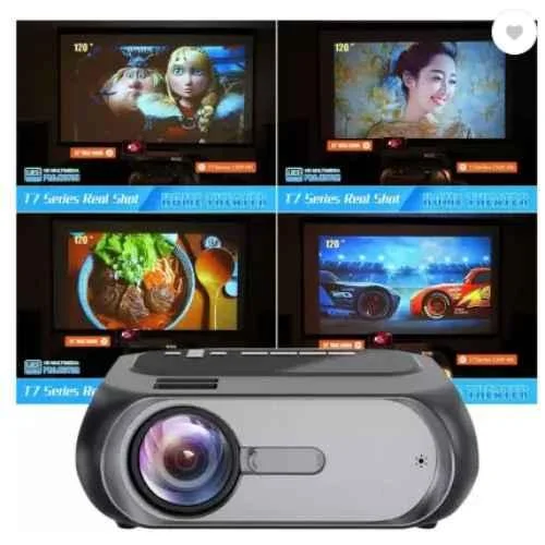 IBS T-7 4600lm Black Mini Wi-Fi Home Theater Digital Projector