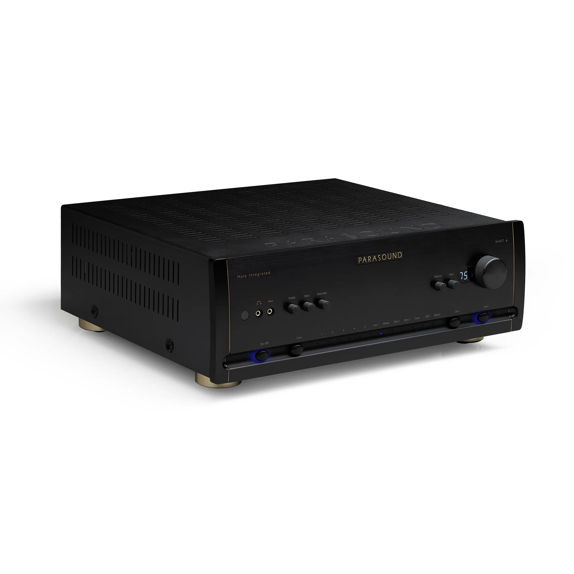Parasound Hint 6 Halo - 2 Channel Integrated Stereo Amplifier (Black)