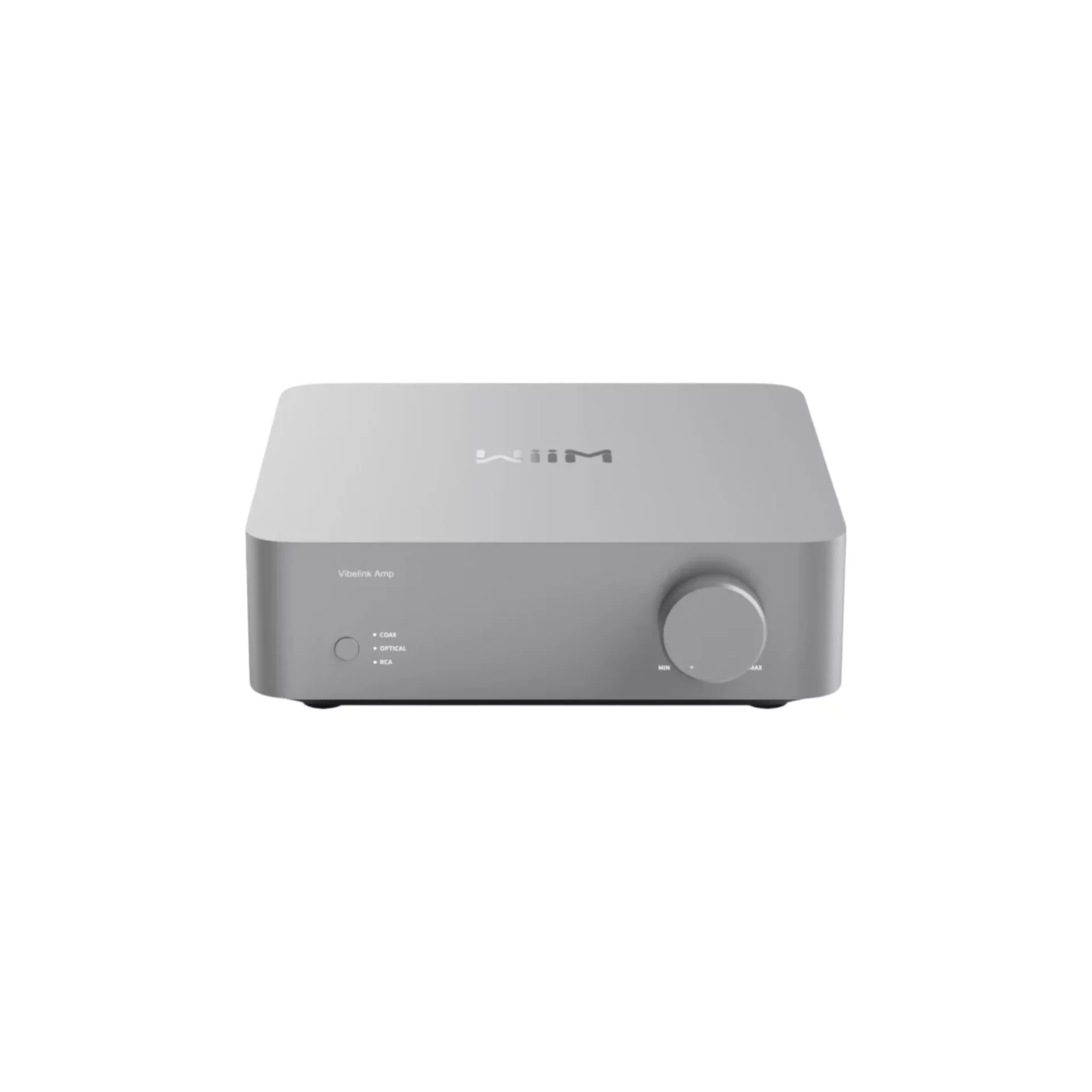 WiiM Vibelink Amp - 100 Watts 2 Channel Amplifier (Silver)