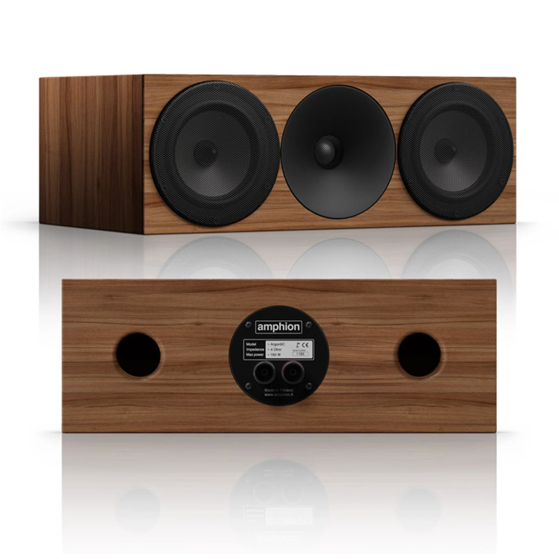 Amphion Argon 5C Centre Channel Speaker (Walnut Vaneer)