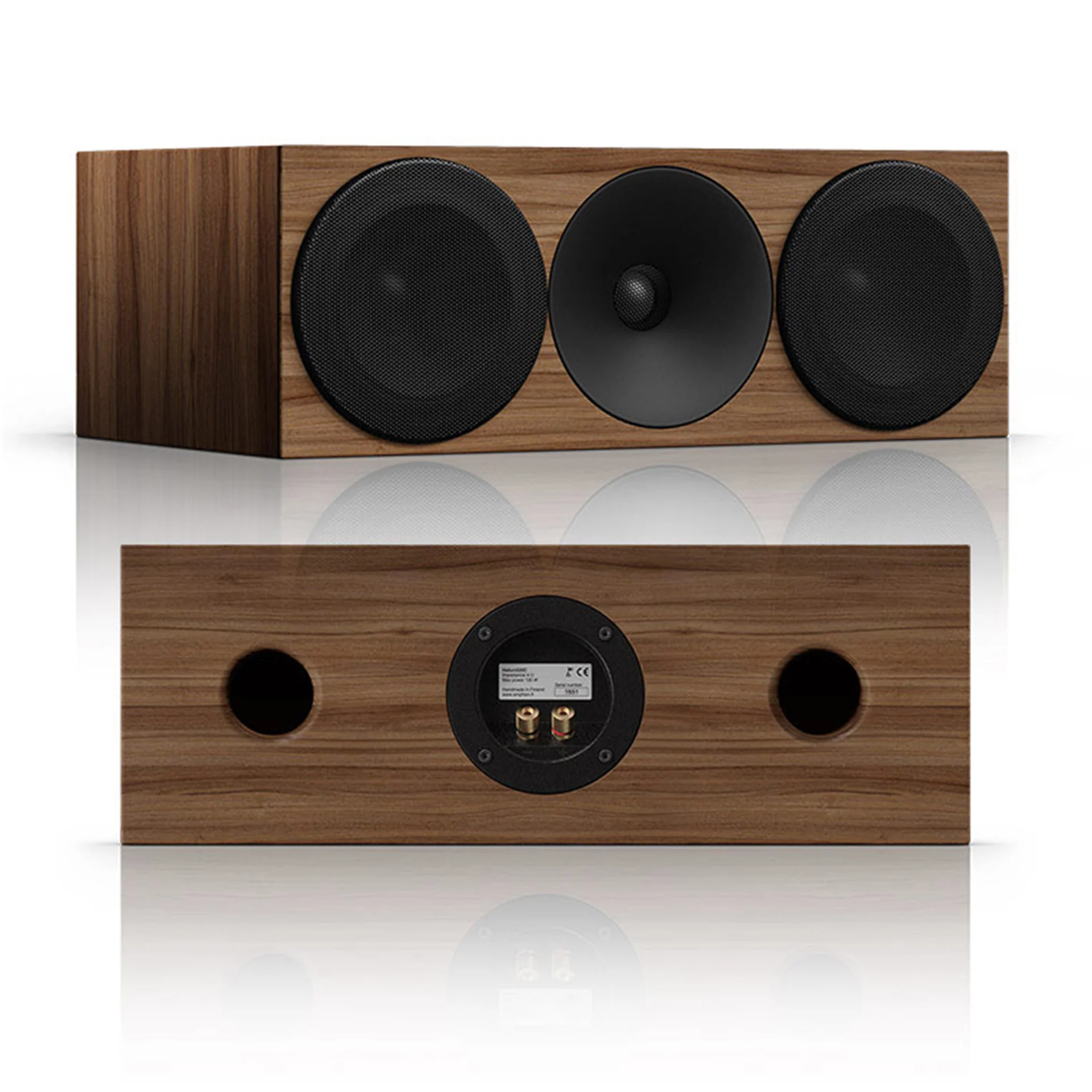 Amphion Helium 520C Centre Channel Speaker (Walnut Vaneer)