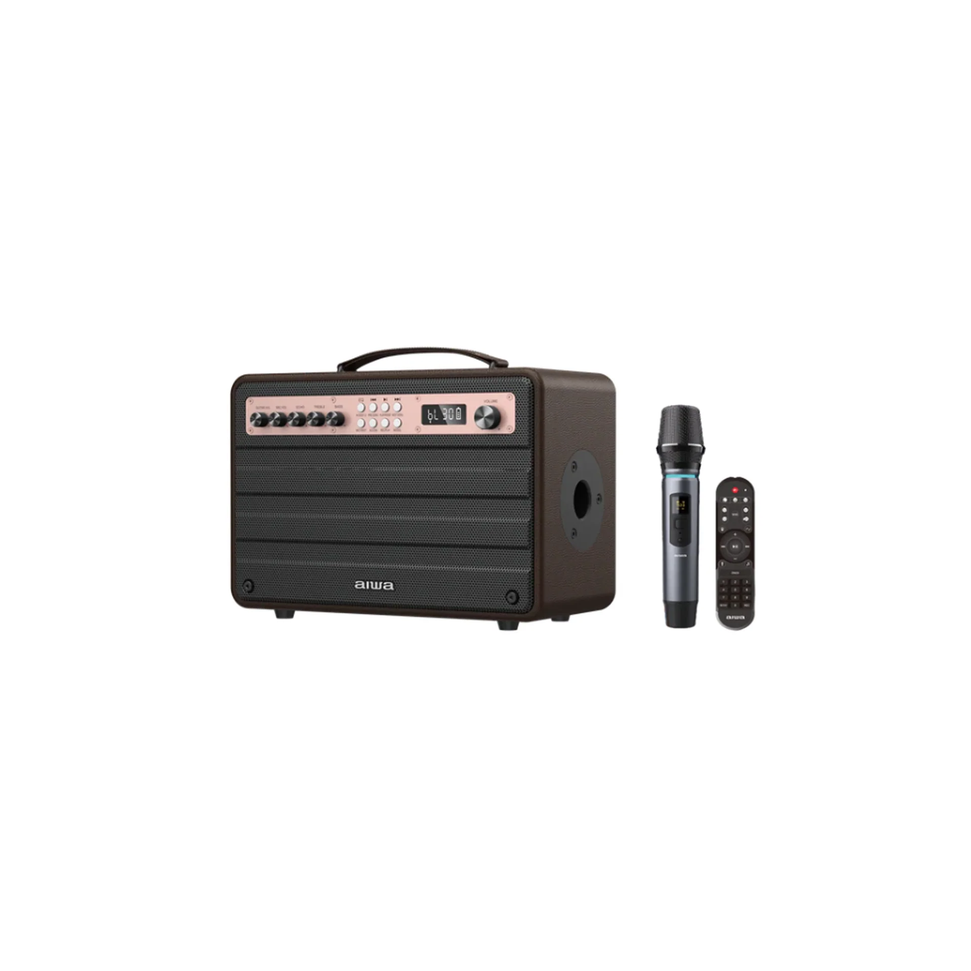 Aiwa Enigma Beta MI-X440 - 80W Portable Wireless Bluetooth Speaker With Karaoke Mic