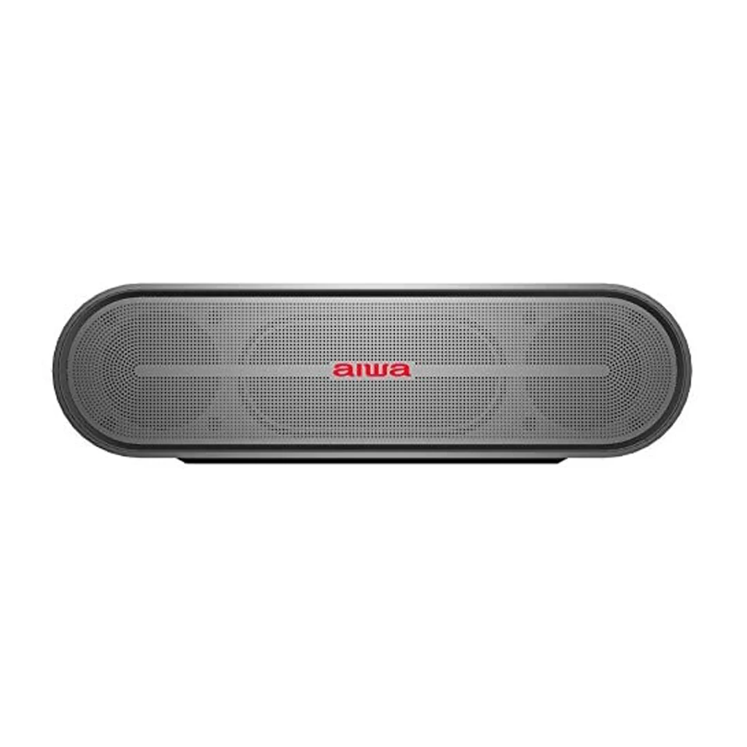 Aiwa SB-X350J Compact High Performance Desk Speaker (Gray)