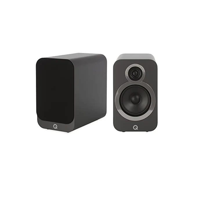 Q Acoustics 3020i- Bookshelf Speakers (Pair) (Black/Walnut/Graphite Gr
