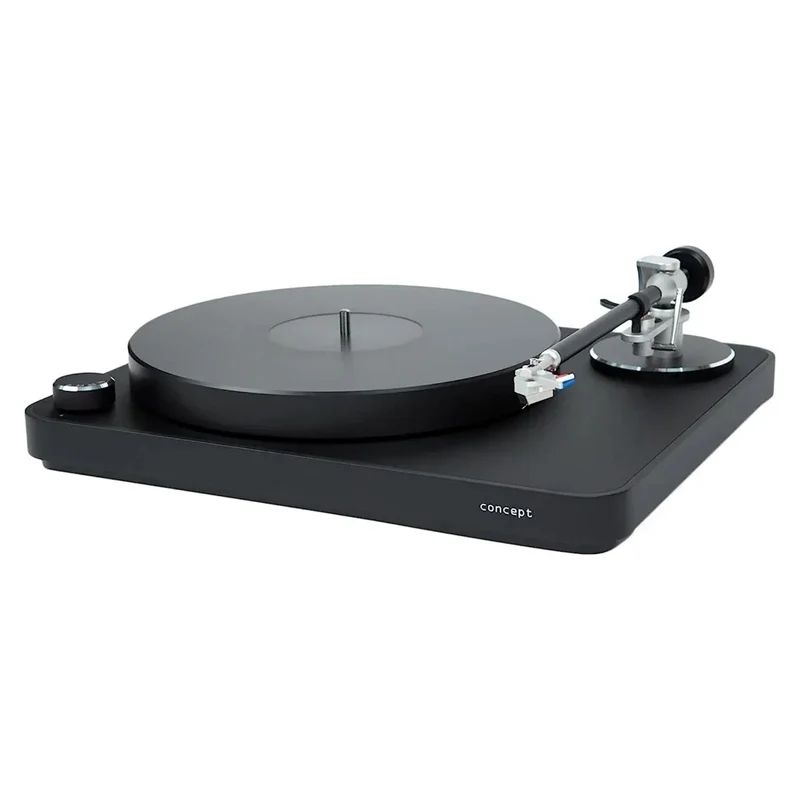 Clearaudio Concept Turntable with MM Cartridge with Black Chassis - view 1