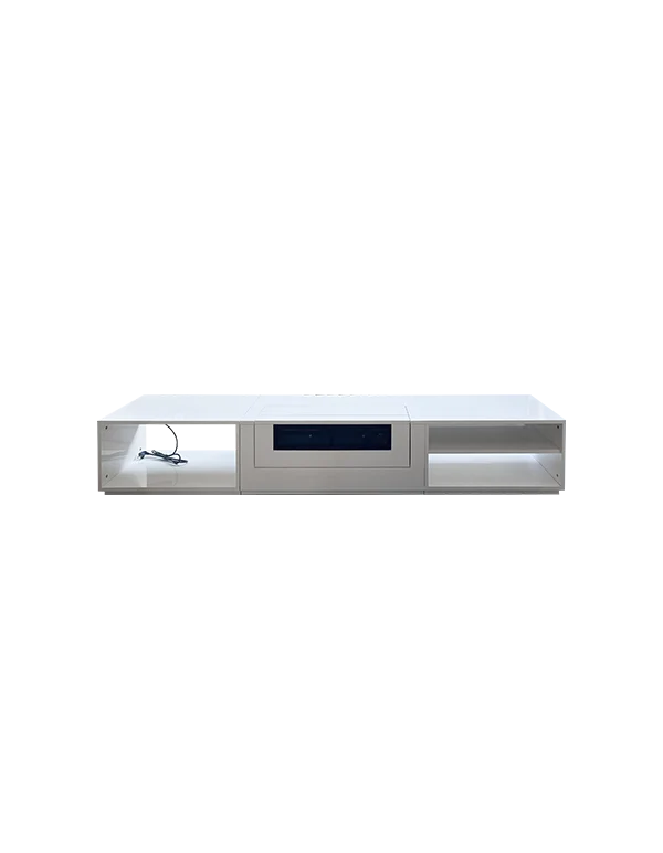 Melo Acoustics Stella-1000W (White) - Electric AV Cabinet for Ultra Short Throw Projector