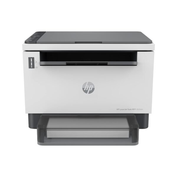 HP Laserjet Tank 2606dn Duplex Printer for Home: Print+Copy+Scan, Mess-Free 15-Sec Toner Refill, Lowest Cost Per Page for B&W Prints, Smart Guided Buttons, Easy Mobile Printing