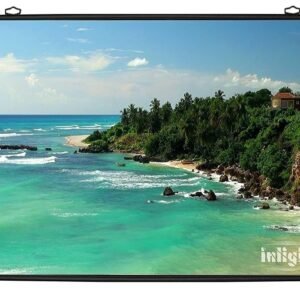 Inlight Map Type Projector Screen, 6 W x 4 H(in Imported HIGH GAIN Fabric A+++++ Grade)