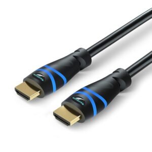 BlueRigger 8K HDMI 2.1 Cable (6FT, 8K 60Hz HDR, 4K 120Hz, High Speed 48Gbps with Ethernet, eARC, 3D, HDCP 2.3) - Compatible with PS5, Xbox, Roku, Apple TV, Switch, PC