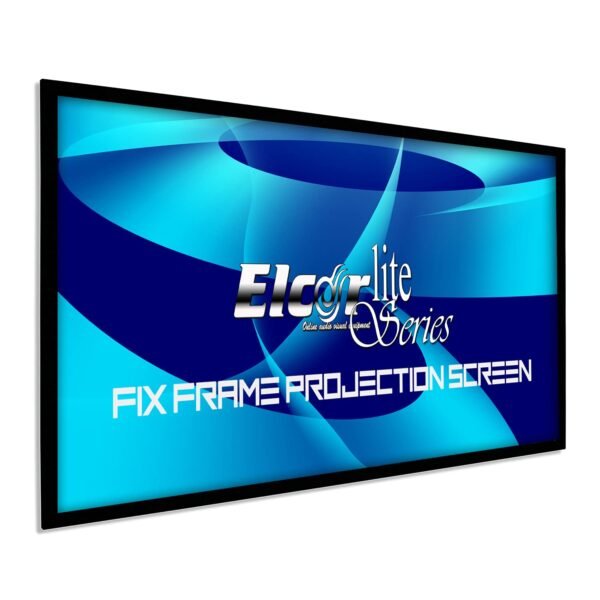 ELCOR lite series fixed frame Projection Screen, 120-Inch Diag. 16:09, Active 3D /4k UltraHD, home theater Screen LS120INFFS