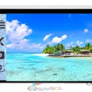 SAVSOL Wall Type/Manual Pull Down without Locking Projector Screen (6 FEET by 4 FEET = 84’’) Full HD 4K, 3D 1080p design 06 (6 ft. (W) x 4 ft. (H) - 84 inch)