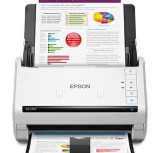 Epson Workforce DS-770II Color One Pass Duplex A4 Document Scanner/Scan Speed - 45ppm/90ipm / OCR/ADF