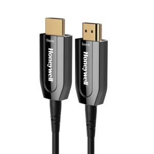 Honeywell HDMI AOC 2.1 Complaint 15 Meters, Transmission Speed of 48GBPS, Supports UHD Resolution of 8K@60Hz, Male-to-Male, High-Speed Fiber Optics Cable, Compatible with TV, Gaming Console, etc.