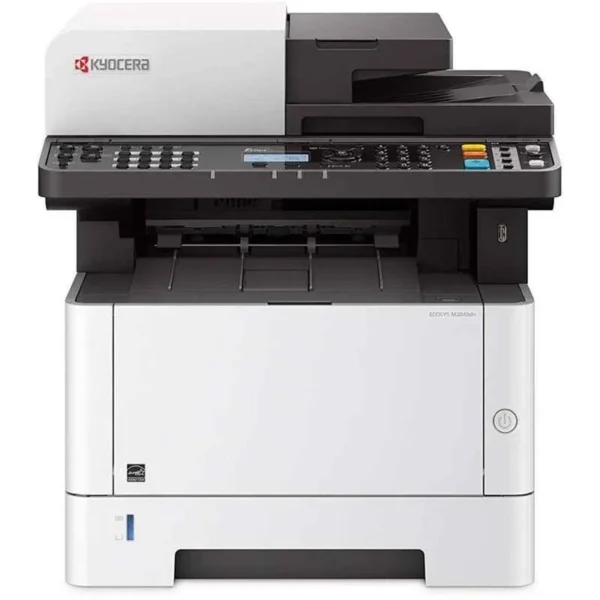 Kyocera ECOSYS M2040DN All-in-One Monochrome Laser Printer, USB & Ethernet, A4, Auto Duplex & ADF, Low cost printer for Office Use, 40ppm, White