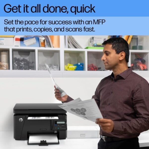HP Laserjet Pro M126Nw All-in-One B&W Wireless Monochrome Laser Printers for Home: Print, Copy, & Scan, Compact, Easy Mobile Printing, Black - Image 5