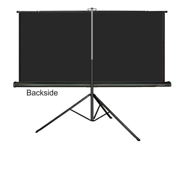Technolite 6 Ft - Width x 4 Ft - Height Tripod Projector Screen, Supports UHD-3D-4K Technology, 84 Inch Diagonal 4:3 Ratio, Comes with Stand(White) - Image 3
