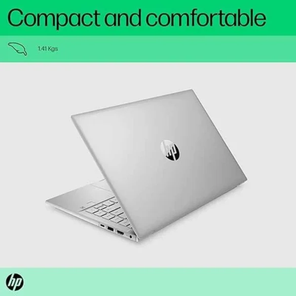 HP Pavilion 6K9C5PA Natural Silver Laptop with Intel 12th Gen i5-1235U U15/16GB DDR4/512GB SSD/Intel Iris Xe Graphics, Windows 11, Built-in Alexa & 14 inch Display, 14-DV2041TU - Image 3
