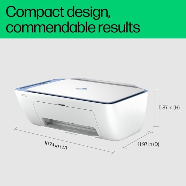 HP Ink Advantage 2878 Printer, Copy, Scan, WiFi, Bluetooth, USB, Simple Setup Smart App, Ideal for Home. - Image 2