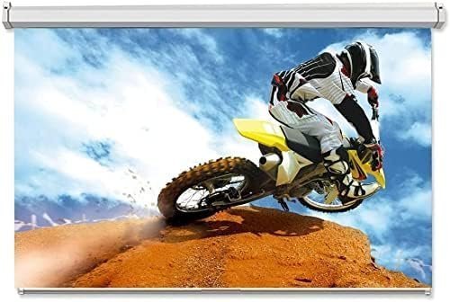 MOIZ Wall Type Pull Down Spring Action Projector Screen, Size: - 6 Ft. x 4 Ft. 4:3 Ratio Picture Format, 84 Inches Diagonal, with Ultra HD-3D-4K Ready Technology, No Autolock/Instalock Mechanism - Image 4