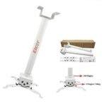 Elcor Indian Projector Ceiling Mount Kit 3 feet Adjustable in -/+15° Tilting with 360° Rotational Heavy Duty Stand Round (3 feet)