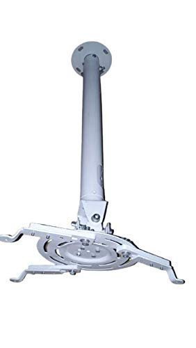 Sii 4 feet Heavy Duty Projector Ceiling Mount Kit (White) Universal Projector Mount Loading Capacity Upto 30 Kgs (Only for Heavy Load Projector)