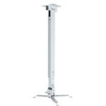 SAVSOL Heavy Duty Universal 6 Feet Projector Ceiling Mount & Wall Stand Bracket with Full Motion Adjustments LED/LCD (White SAV-42004) Option (Weight Capacity-50 Kgs)
