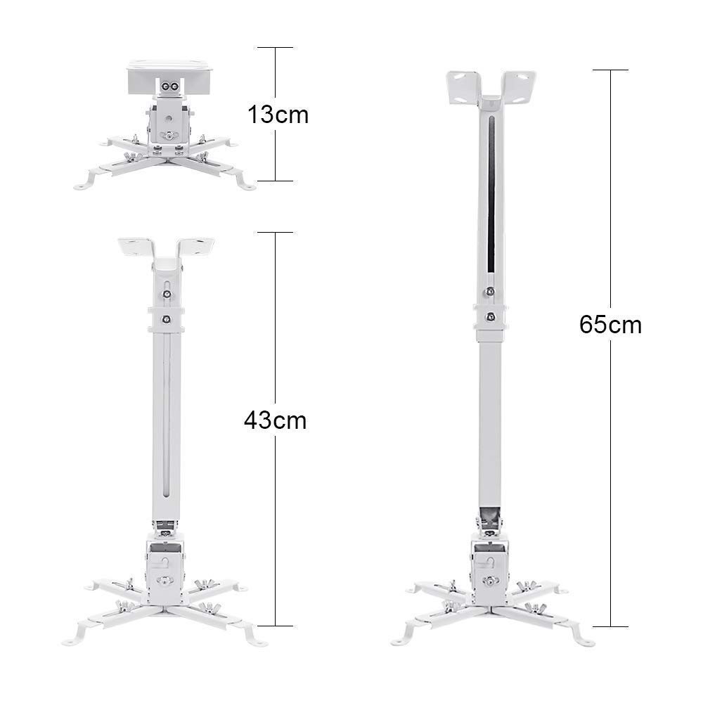 Sii 2 Feet Ceiling Mount kit (Square) Projector Stand (Maximum Load Capacity 20 kg) - Image 4