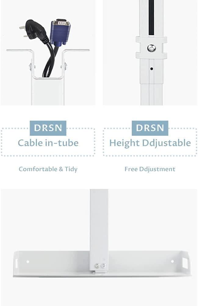 Sii with SHEIKH INDUSTRIES (INDIA) Universal Ceiling Mount With Tray For Projector/Camera,Wall/Ceiling Mounting, No Hole Installation, Height Adjustable (3 Feet) - Image 3
