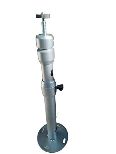 Sii Sheikh Industries 4 Feet Iron Silver Security Cctv Camera Bracket Projector Ceiling Wall Mount Hang Ceiling Mount Flexible Indoor Outdoor Bracket Extendable Tilt (Maximum 5 Kg)